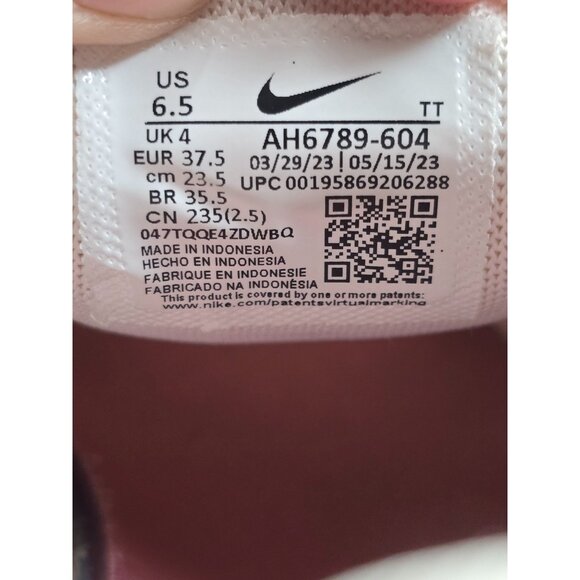 NIKE AIR MAX 270 Womens Running Shoes LIGHT SOFT PINK-BLACK SZ 6.5  [AH6789-604] - Picture 9 of 9
